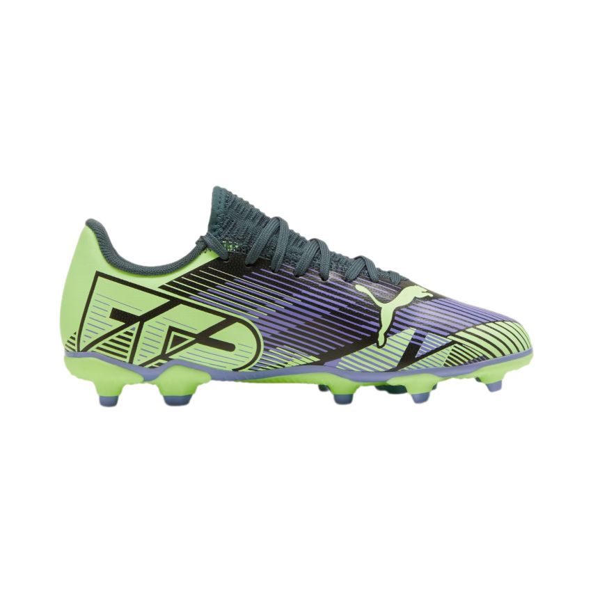 Chaussures Rugby Enfant FUTURE 7 Play FG AG Moules Terrain Sec Violet Vert Puma boutique rugby