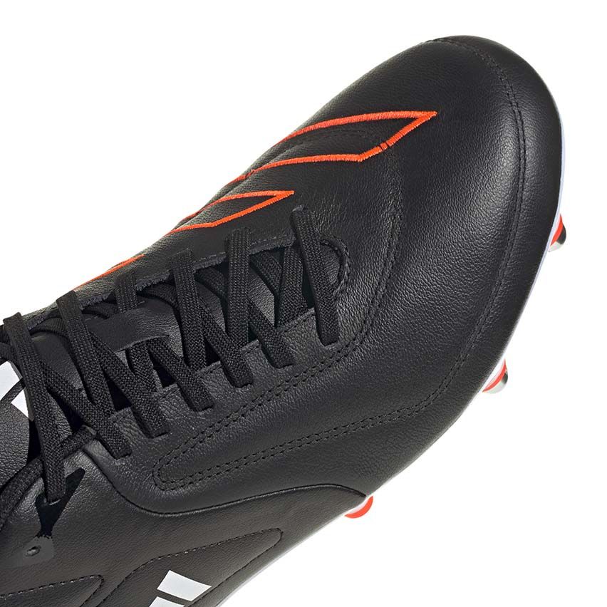 Chaussures Rugby RS15 Elite SG Crampons Hybrides Tout Terrain Noir et Rouge - Adidas