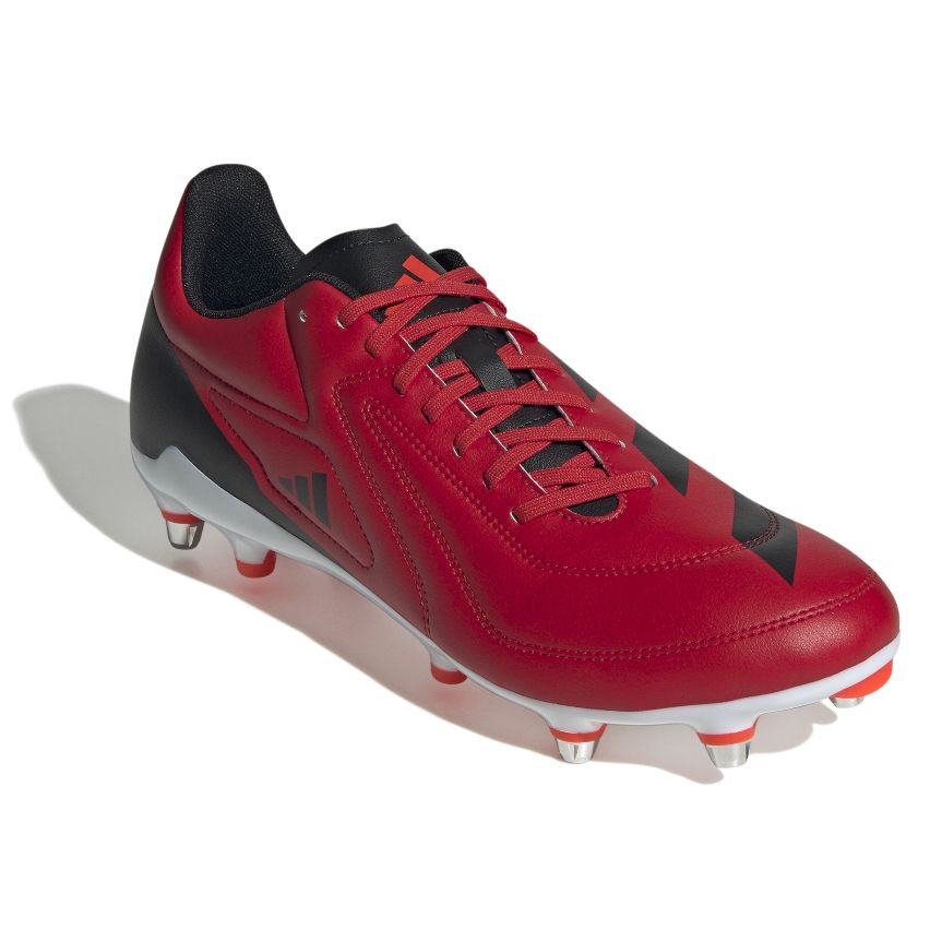 Chaussures De Rugby RS15 SG Crampons Hybrides Tout Terrain  Rouge - Adidas