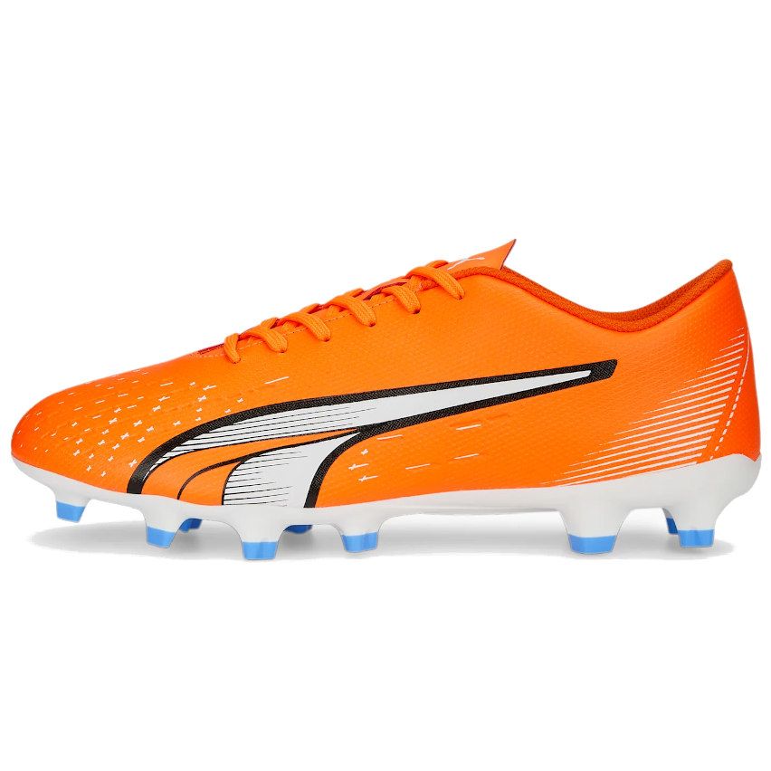 Chaussures Rugby Ultra Play FG/AG Orange Crampons Moulés Terrain Sec - Puma