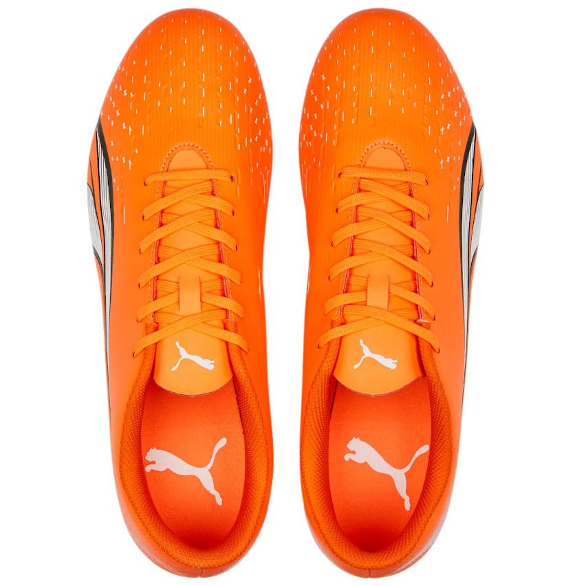 Chaussures Rugby Ultra Play FG/AG Orange Crampons Moulés Terrain Sec - Puma