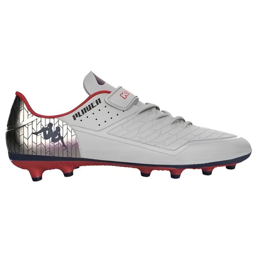 Chaussures Rugby Enfant FG Blanc Rouge Kappa