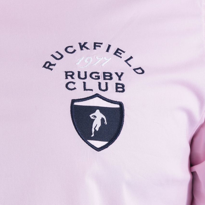 Chemise à manches courtes rose Rugby Club - Ruckfield