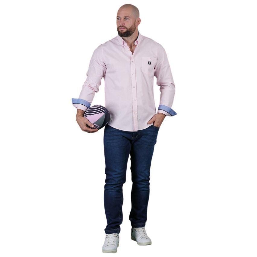 Chemise Rugby Rose Le Club - Ruckfield