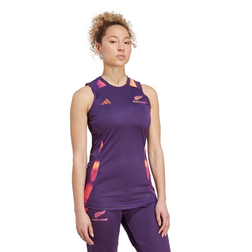Débardeur Rugby Entrainement Femme Black Ferns Violet - Adidas