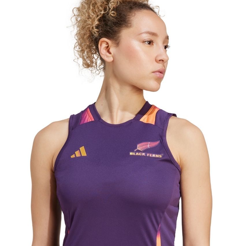 Débardeur Rugby Entrainement Femme Black Ferns Violet - Adidas