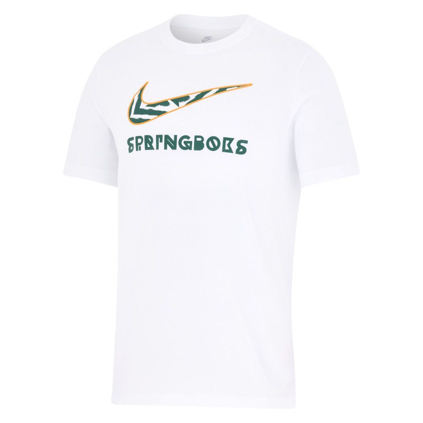 T Shirt Rugby Afrique Du Sud Blanc 2024 2025 Nike