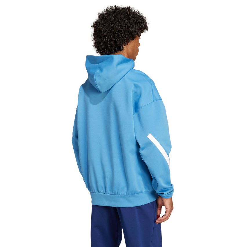 Sweat À Capuche Rugby France Bleu Ciel - Adidas
