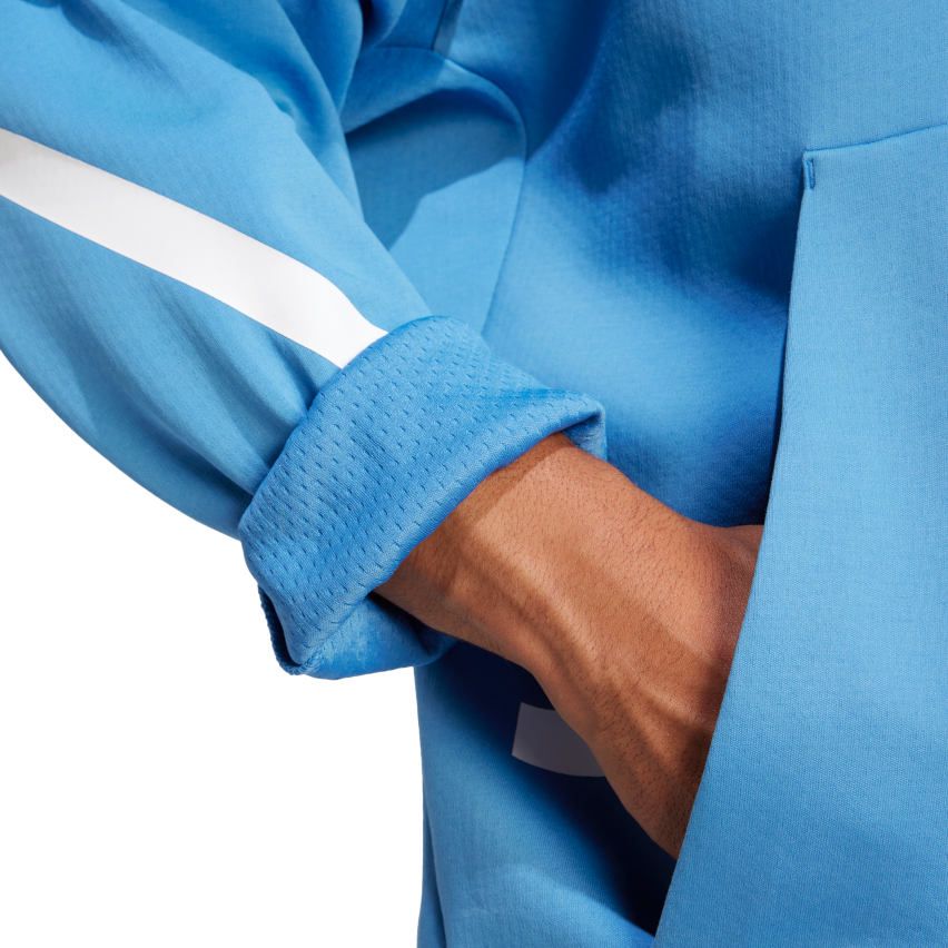 Sweat À Capuche Rugby France Bleu Ciel - Adidas