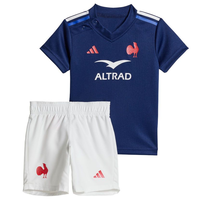 Mini Kit Rugby France Bebe 2024 2025 Adidas boutique rugby