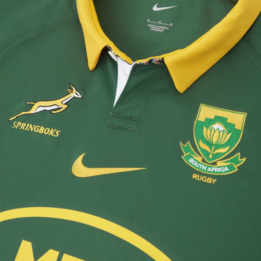 Maillot Rugby Domicile Afrique Sud 2024/2025 – Nike
