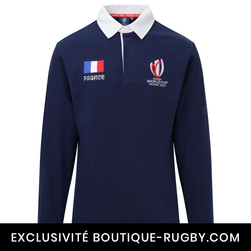 Maillot Rugby France Supporter Coton Coupe du Monde 2023 - Le Coq Sportif