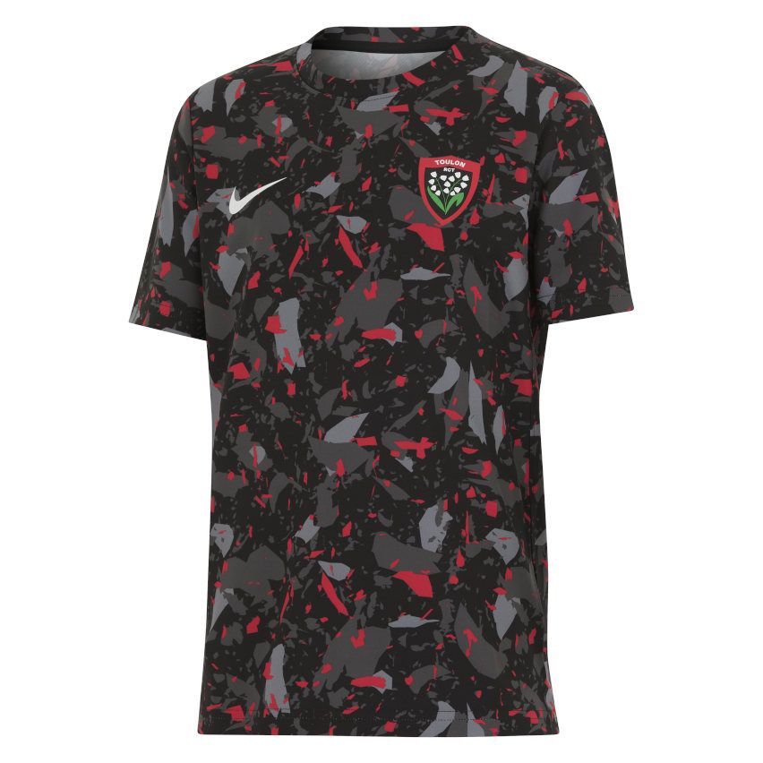 Maillot Rugby Enfant Pre Match RC Toulon 2024 2025 Nike boutique rugby