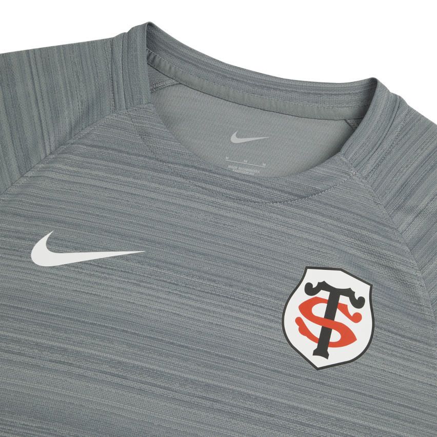 T-shirt Rugby Training Stade toulousain 2024/2025 Gris - Nike