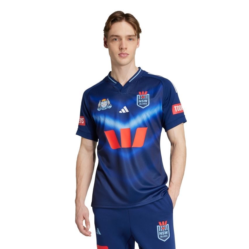 Maillot Rugby Captain’s Run Homme New South Wales bleu - Adidas