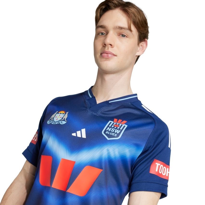 Maillot Rugby Captain’s Run Homme New South Wales bleu - Adidas