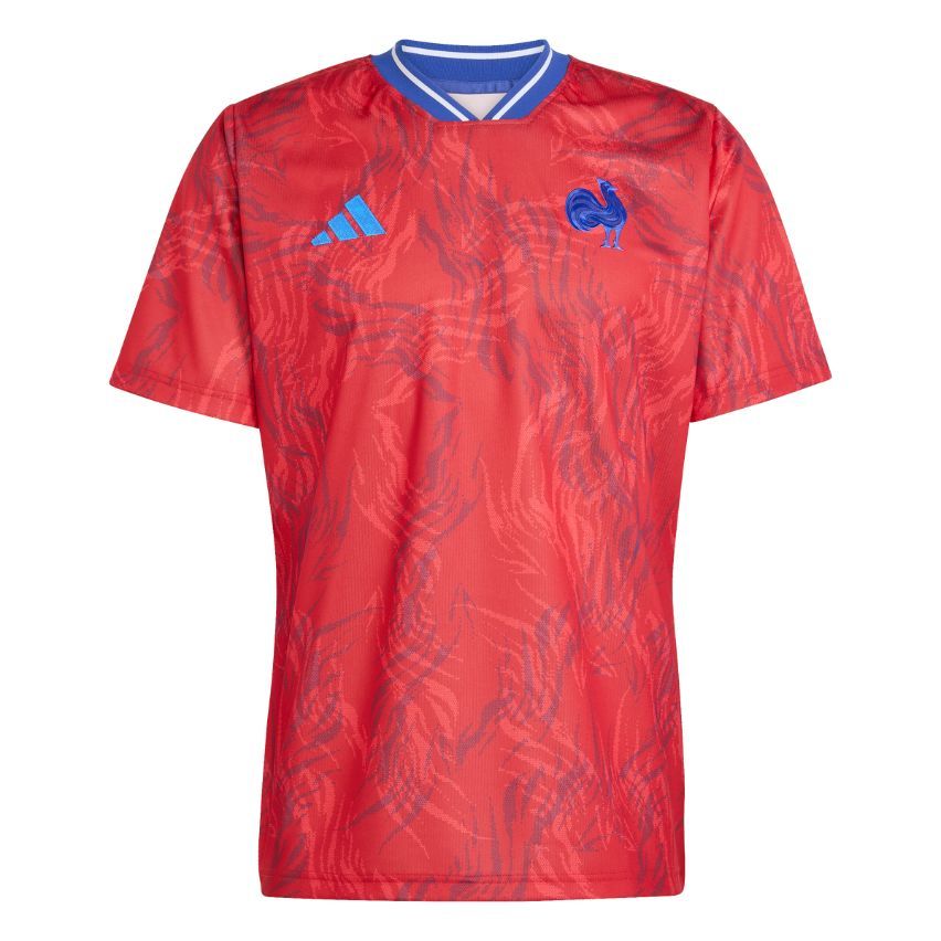 Maillot Rugby Pré-match France 2025/2026 Adidas