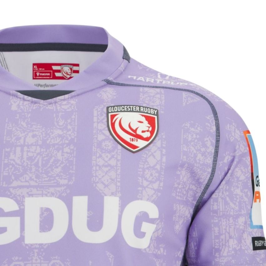 Maillot Rugby Replica Gloucester Extérieur 2025/2026 - Macron