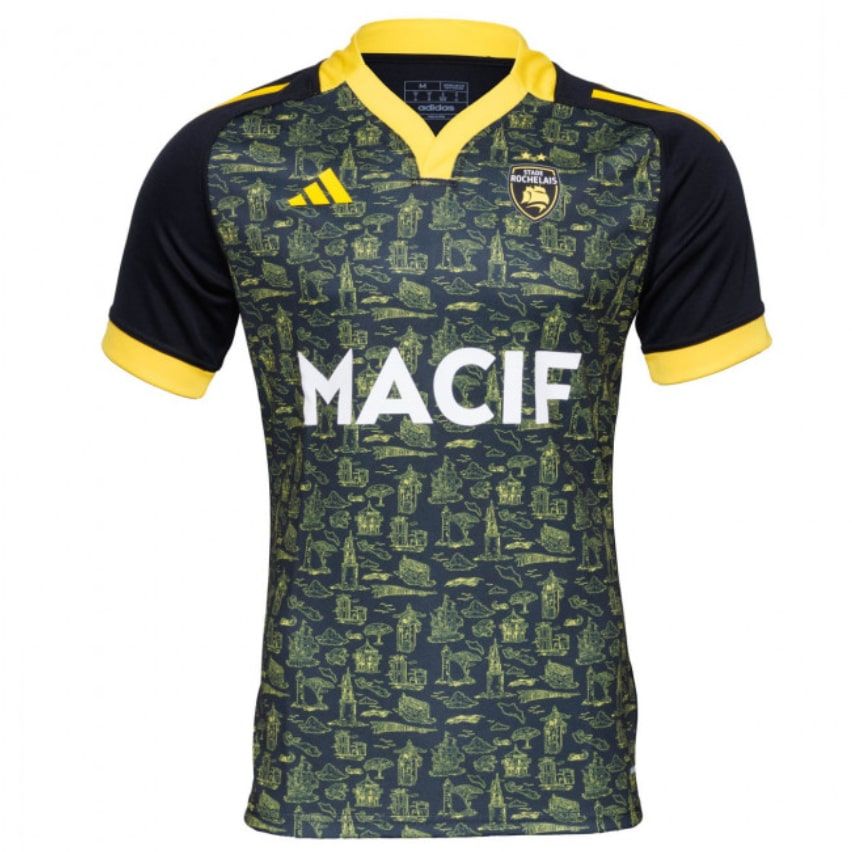 Maillot Replica Stade Rochelais Domicile Enfant 2024-2025 Adidas