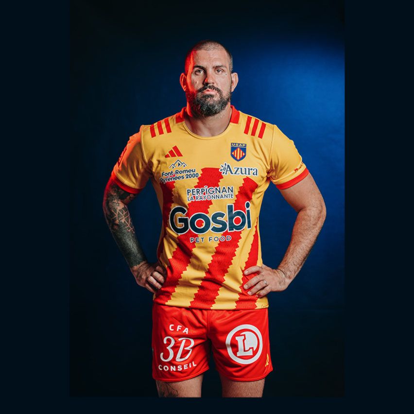 Maillot Rugby Enfant Usap Perpignan Exterieur 2024 2025 Adidas boutique rugby