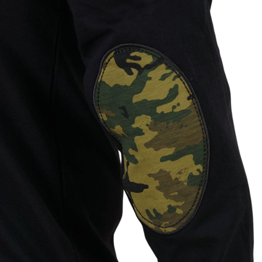Pack Duo Rugby Polo manches longues noir + Tee-shirt Kaki - Ruckfield