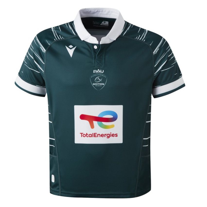 Maillot Rugby Enfant Replica Section Paloise 2024 2025 Macron boutique rugby