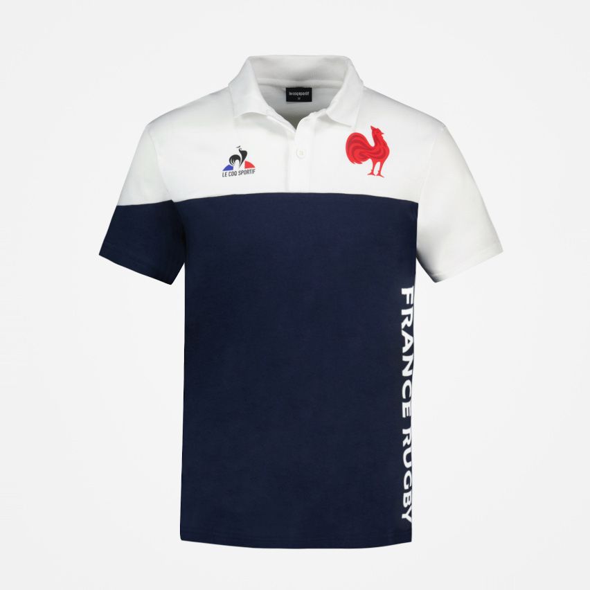 ladrar Incontable Corchete Polo Rugby Supporter France - boutique-rugby.com