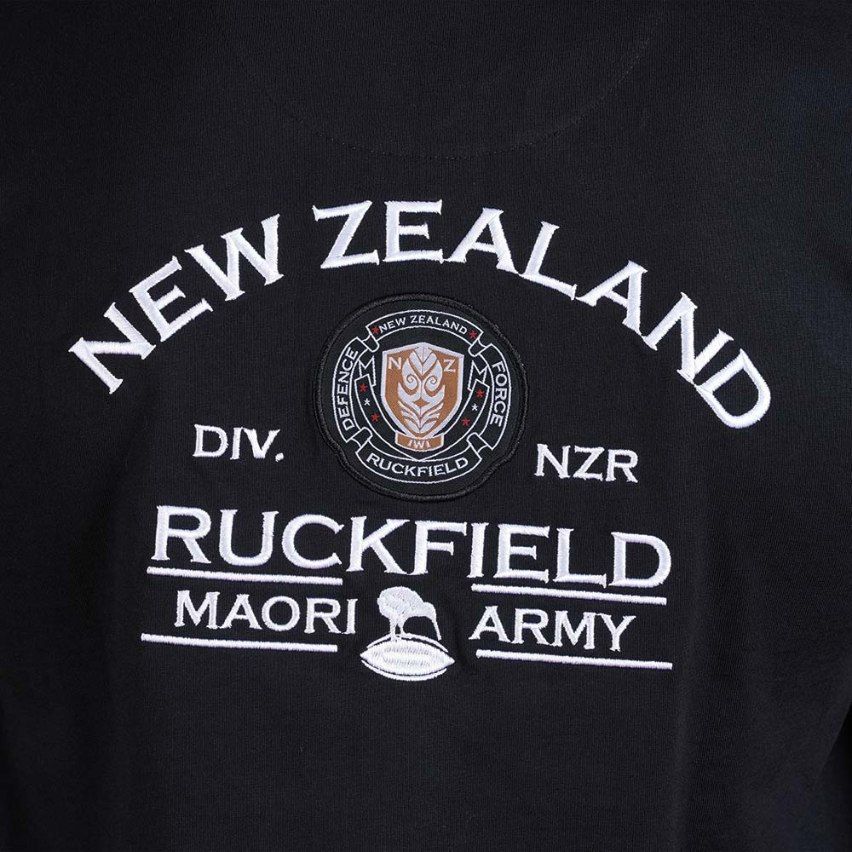 Polo Rugby New Zealand Army Noir Bio - Ruckfield