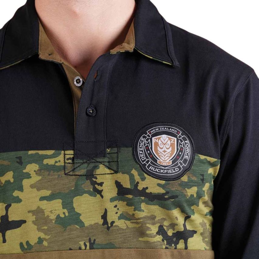 Polo Rugby manches longues multicolore Homme - Ruckfield