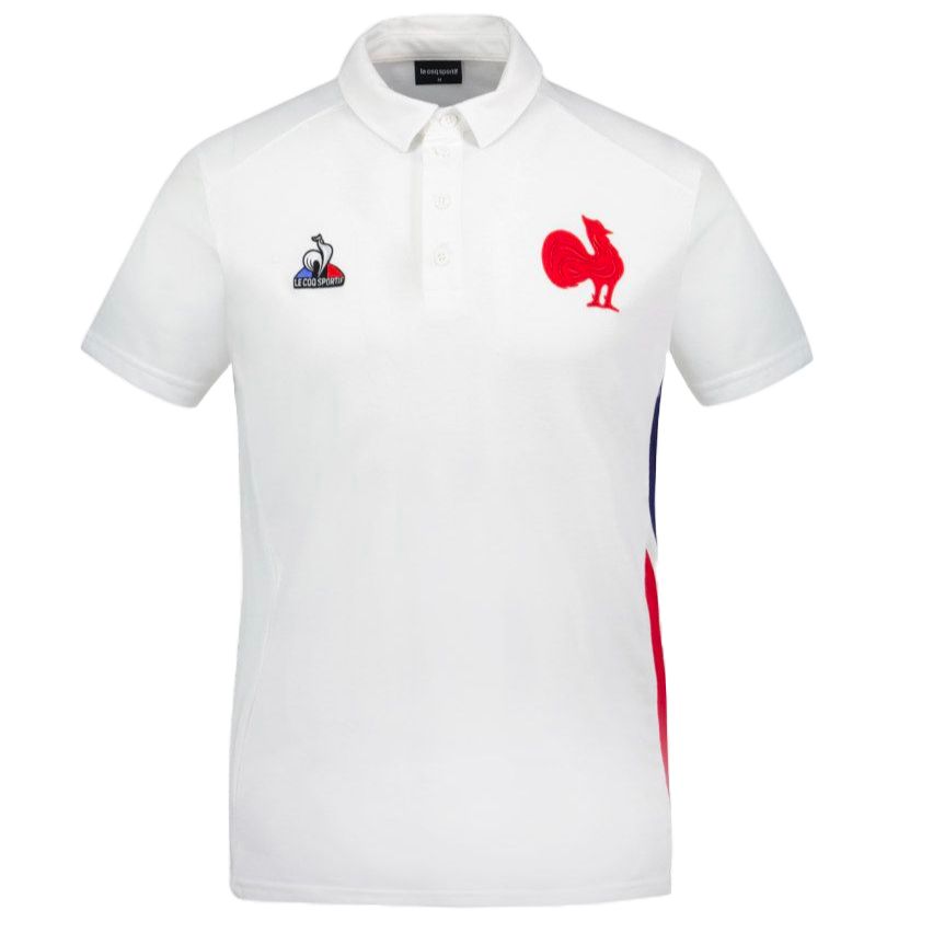 Polo Rugby Présentation France Blanc - Le Coq Sportif