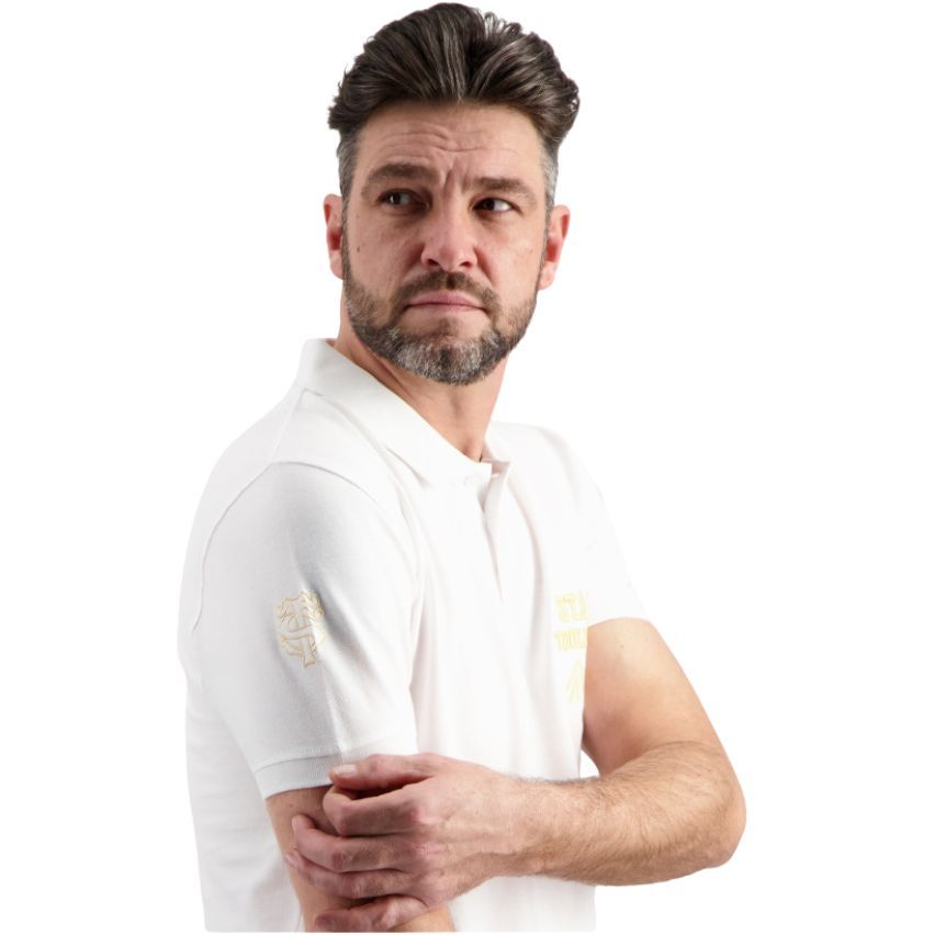 Polo Rugby Times Manches courtes Stade Toulousain Blanc 2025 - Stade Toulousain