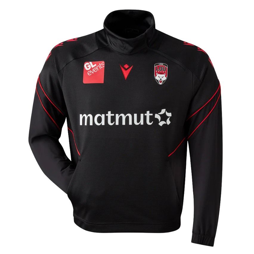 Sweat Rugby 1/4 Zip Training RUCK Lyon Lou Rugby 2025/2026 - Macron