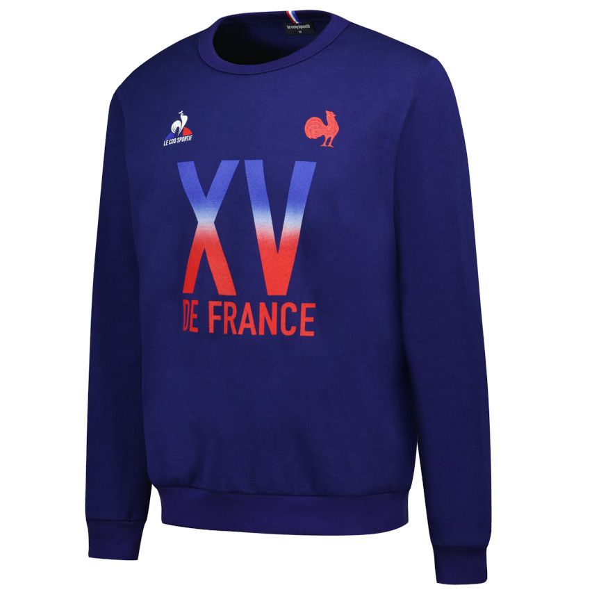 Sweat Rugby Fanwear France Bleu Le Coq Sportif
