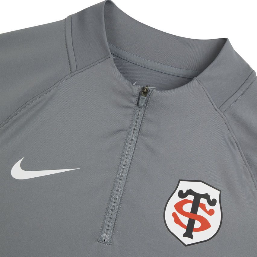 Sweat Rugby 1/4 Zip Stade Toulousain 2024/2025 Gris - Nike