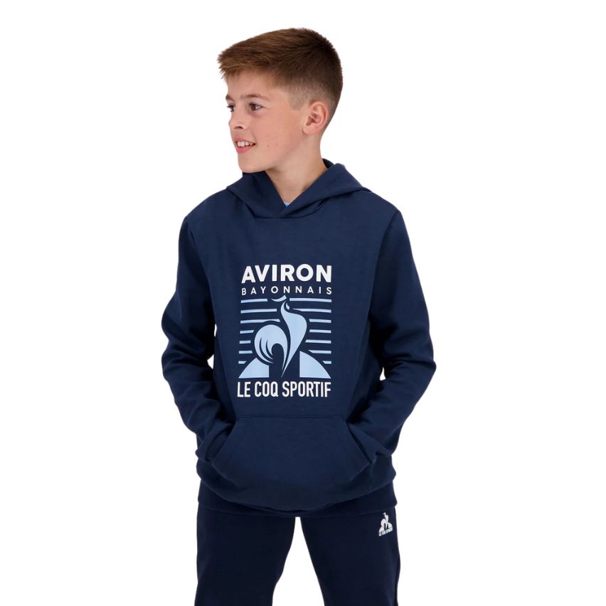 Sweat À Capuche rugby Enfant Rugby Aviron Bayonnais - Le Coq Sportif