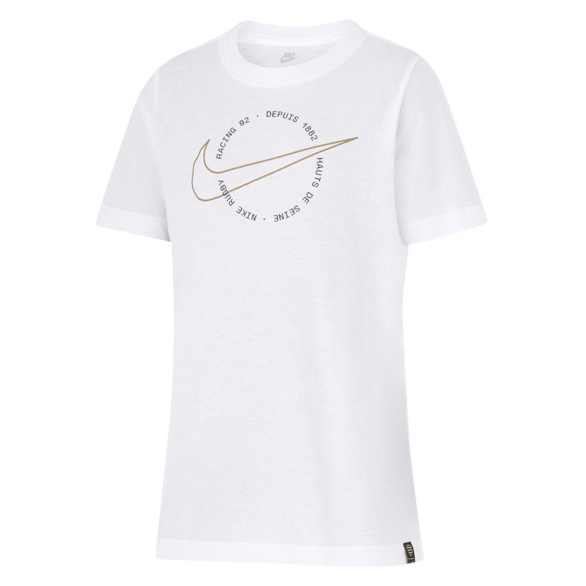 T-Shirt Rugby Enfant Graphic Tee Racing 92 Blanc – Nike