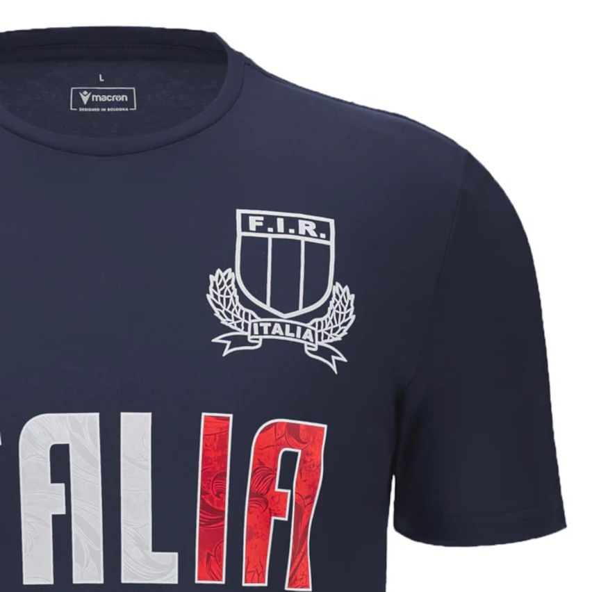 T-Shirt Rugby Supporter Italie 2024/2025 - Macron