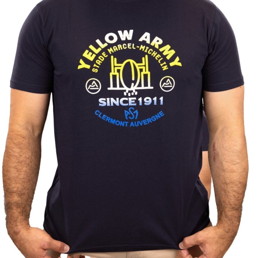 T-shirt Rugby Yellow Army Clermont Auvergne - ASM