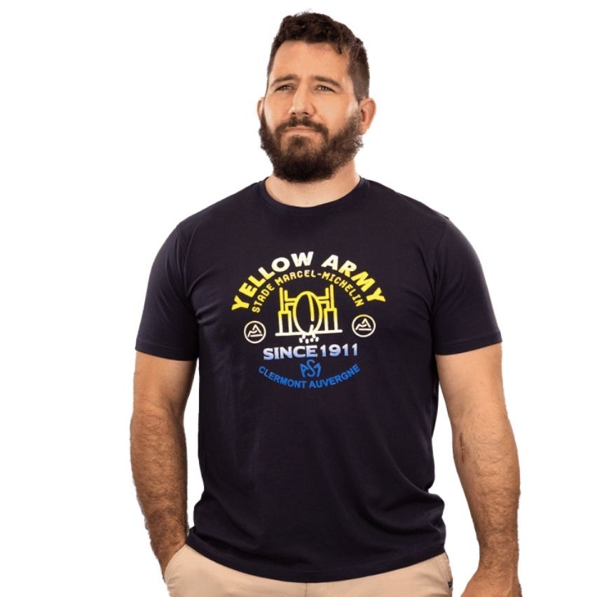 T-shirt Rugby Yellow Army Clermont Auvergne - ASM