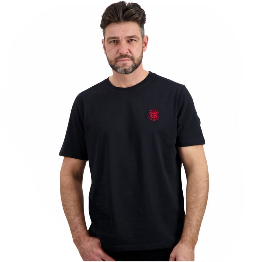 T-shirt Rugby Classic Homme Stade Toulousain noir 2025 - Stade Toulousain