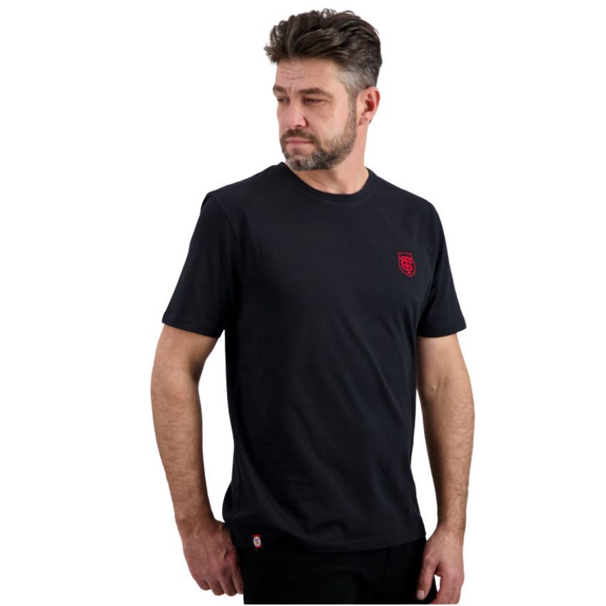 T-shirt Rugby Classic Homme Stade Toulousain noir 2025 - Stade Toulousain