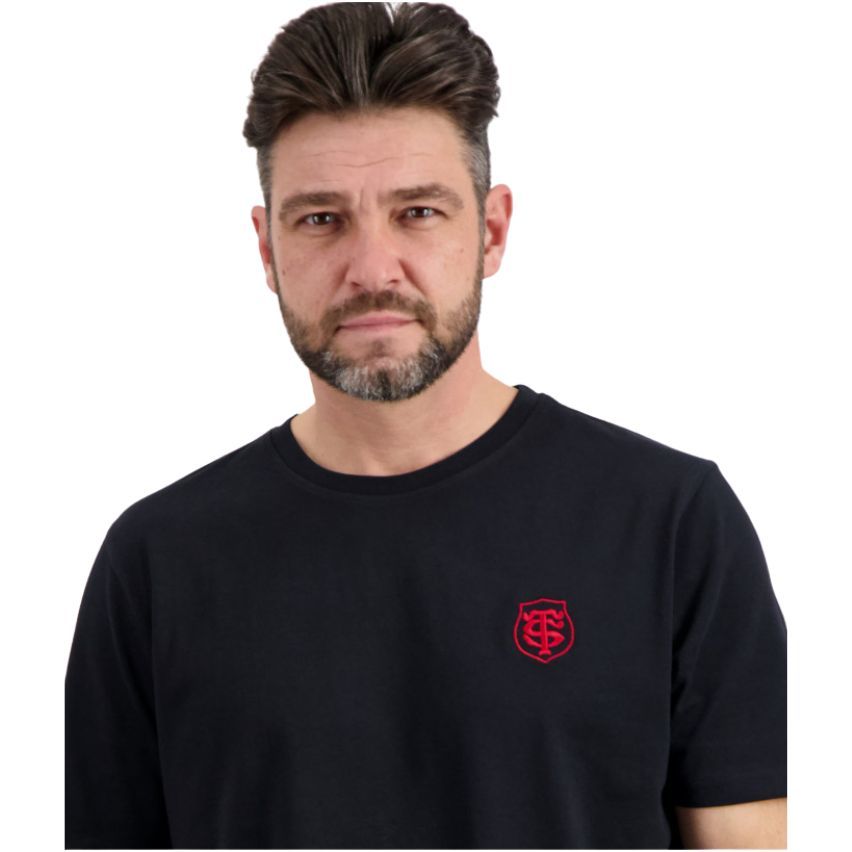 T-shirt Rugby Classic Homme Stade Toulousain noir 2025 - Stade Toulousain