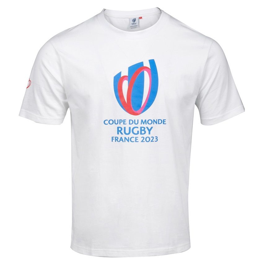 Polo Blanc Homme Rugby World Cup 2023 taille S