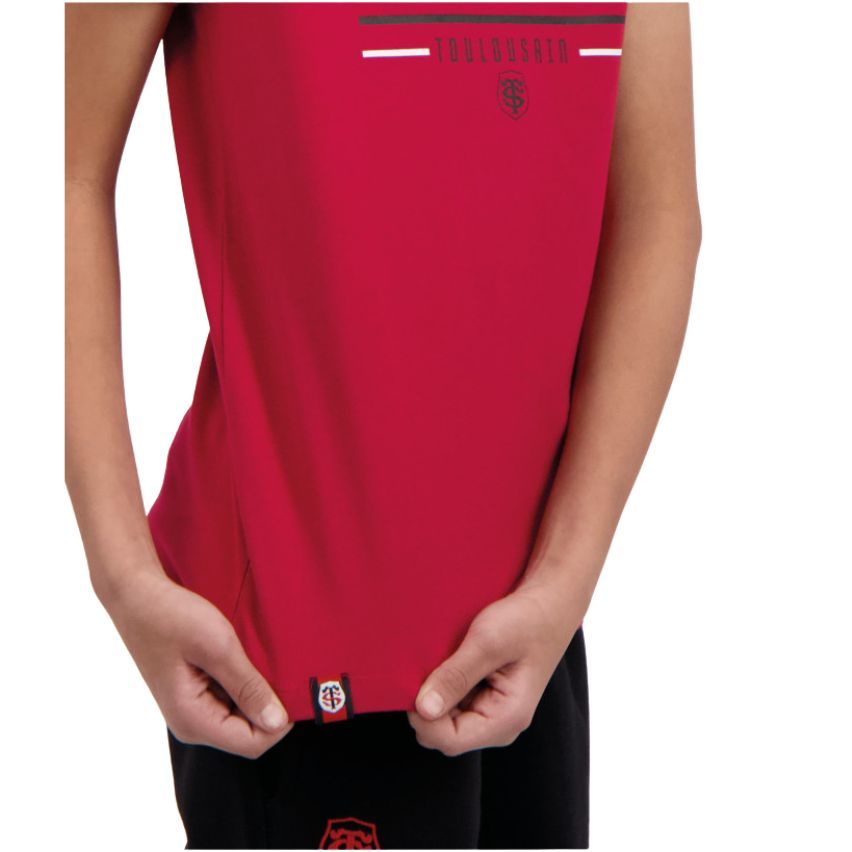 T-shirt Rugby Enfant Stade Toulousain Rouge - Stade Toulousain