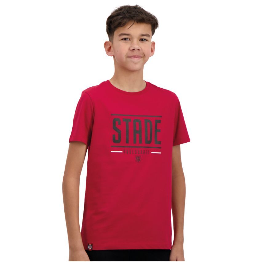 T-shirt Rugby Enfant Stade Toulousain Rouge - Stade Toulousain