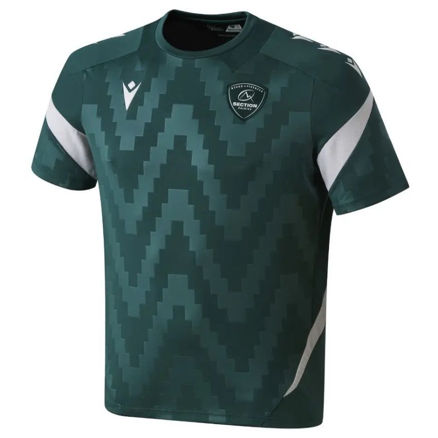 T-shirt Rugby Entraînement Enfant Section Paloise Vert - Macron