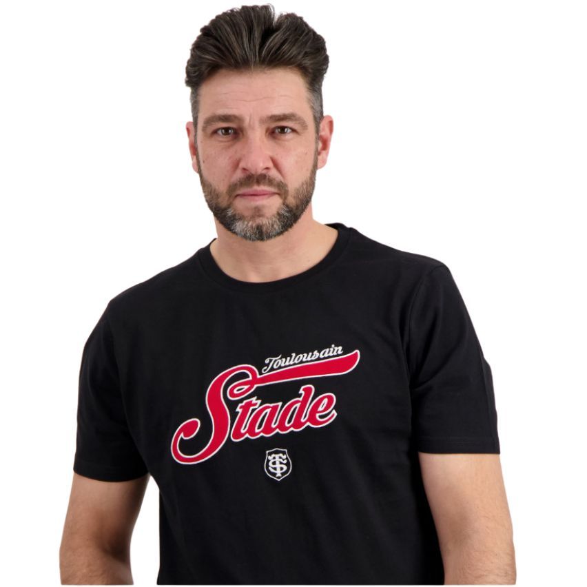 T-shirt Rugby Homme Custom Noir - Stade Toulousain