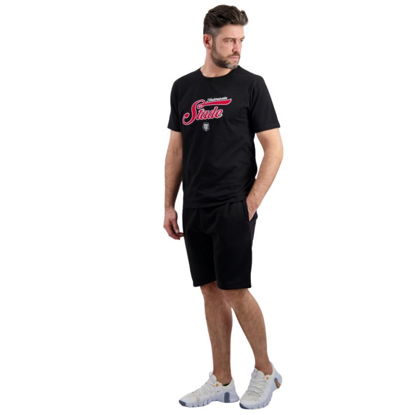T-shirt Rugby Homme Custom Noir - Stade Toulousain