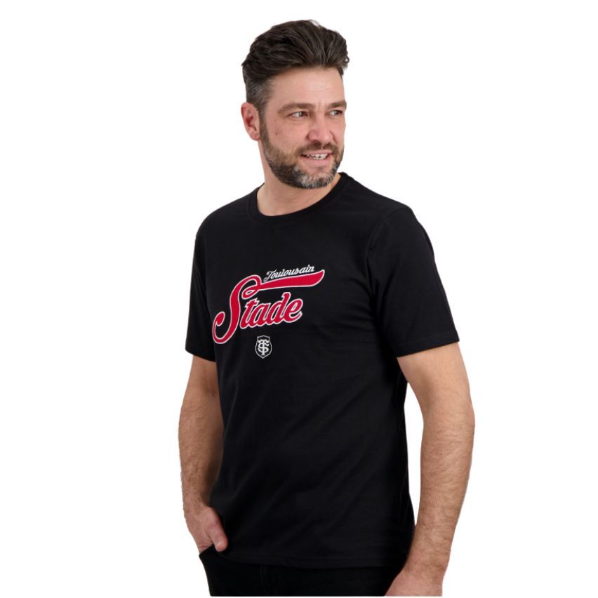 T-shirt Rugby Homme Custom Noir - Stade Toulousain