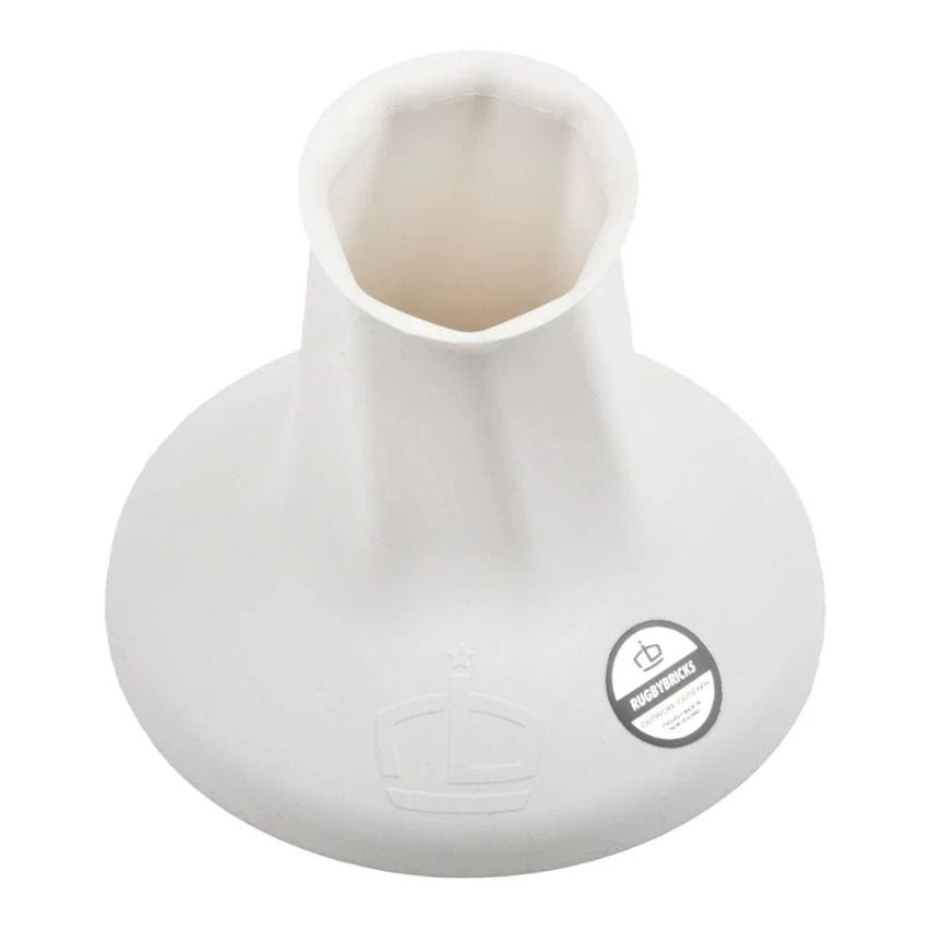 Tee Rugby Vortex High Cut Blanc - Rugby Bricks